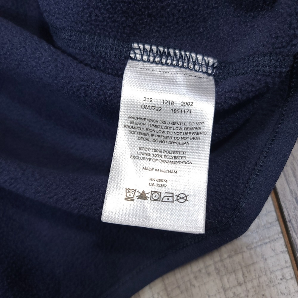 Mountain Hardwear Fleece Jacket Men XXL Navy Blue Microchill 2.0 Full Zip OM7722 - Picture 6 of 6